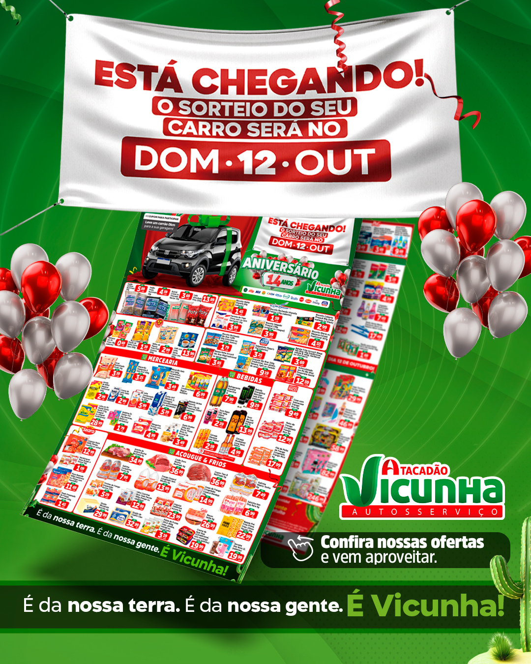 ATACADÃO VICUNHA_ENCARTE OUTUBRO ANIVERSÁRIO_CAPA FEED 01